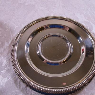 International Silver Co. silver-plated bowl & plate