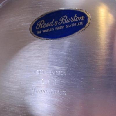 Reed & Barton silver-plated bowl #186 & Pyrex bowl