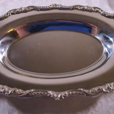 PCA Silver Plate Co., Oval silver-plated serving dish