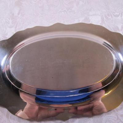PCA Silver Plate Co., Oval silver-plated serving dish