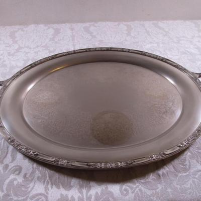 International Silver Co. silver-plated platter