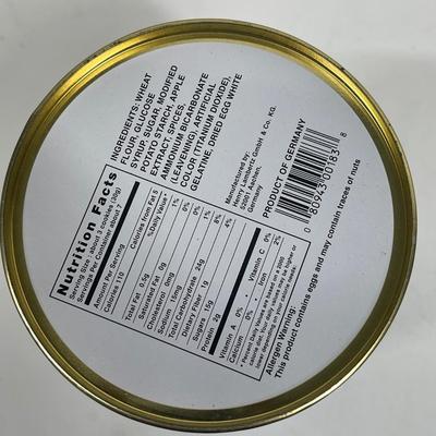 Lambert's Cookie Tin Music Box