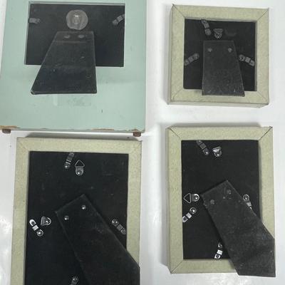 4 Sage Green Picture Photo Frames