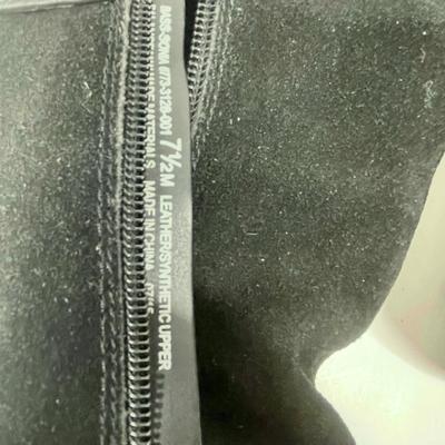 Women's Bass Black Boots size 7.5