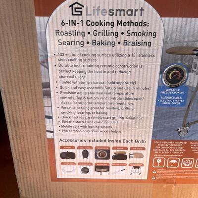 NIB 15” Kamado Ceramic Barbecue Grill (DR-MG)
