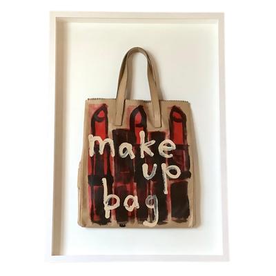 457 DONALD DRAWBERTSON x KARA ROSS Original Framed Leather Tote Bag
