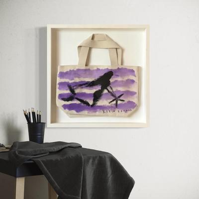 458 DONALD DRAWBERTSTON x RODIN OLIO LUSSON Framed Mermaid Canvas Bag
