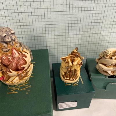 Harmony Kingdom “Boarding School”, “Mutton Chops” & “True North”