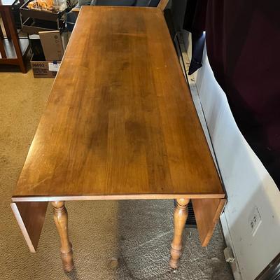 Wooden Drop Leaf Table (D-MG)