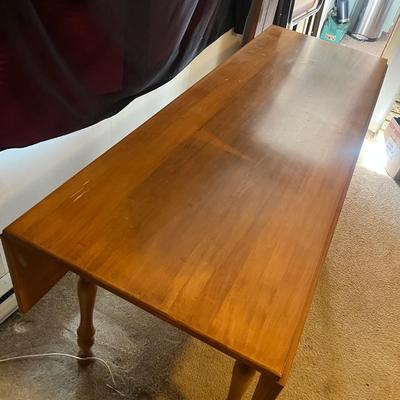 Wooden Drop Leaf Table (D-MG)