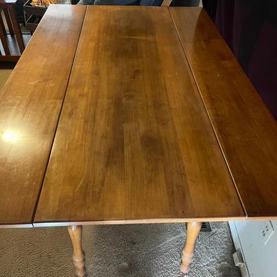 Wooden Drop Leaf Table (D-MG)