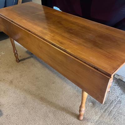 Wooden Drop Leaf Table (D-MG)