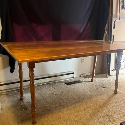 Wooden Drop Leaf Table (D-MG)