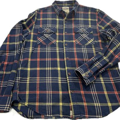 True Religion Men’s XL L/S Plaid Flannel Shirt