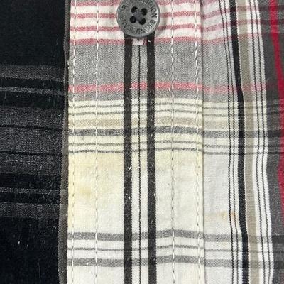 True Religion Men’s 2XL L/S Plaid Utility Shirt
