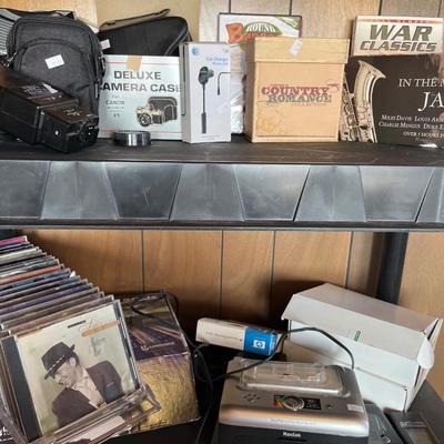Printer, Camera Bags, CDs Laptop