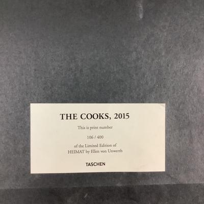 465 Signed ELLEN VON UNWERTH "The Cooks, 2015' Framed Photo 106/400