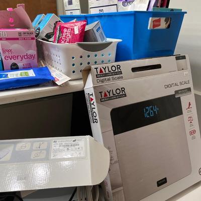 Bath scales, and bathroom misc.