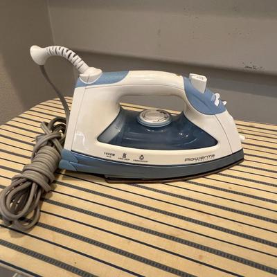 Ironing Board and Rowenta Precision Iron