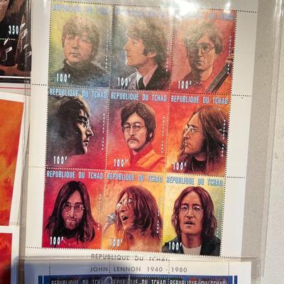 Beatles Collectible Stamps