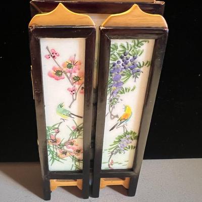3 Panel Painted Doll House Screen
