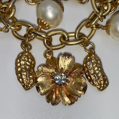 8” Costume Jewelry Charm Bracelet
