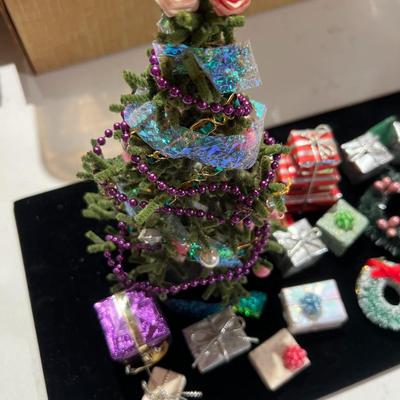 Doll House Christmas Tree and Decorations