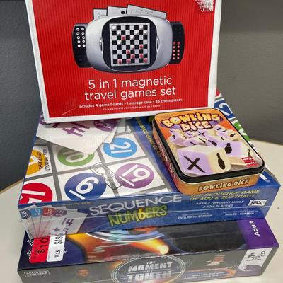 New games including 5/1 travel games