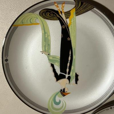 11 House of Erte by Franklin Mint Limited Edition Plates