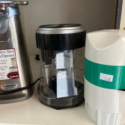Toaster oven, can opener, juicer
