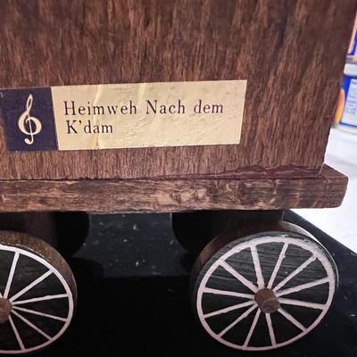 Musical Wood Wagon and 3 Other Toys