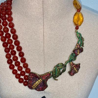 Costume Jewelry Necklace by Heidi Daus