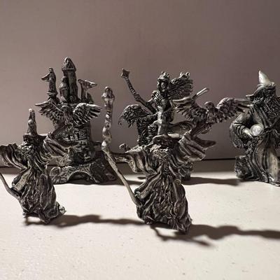 Wizards and Dragons Chess Set