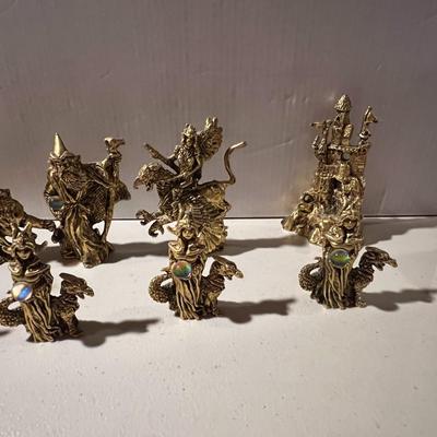 Wizards and Dragons Chess Set