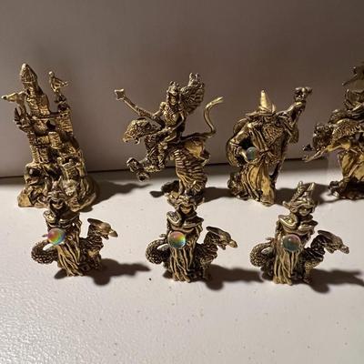 Wizards and Dragons Chess Set