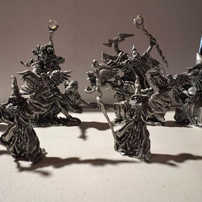 Wizards and Dragons Chess Set