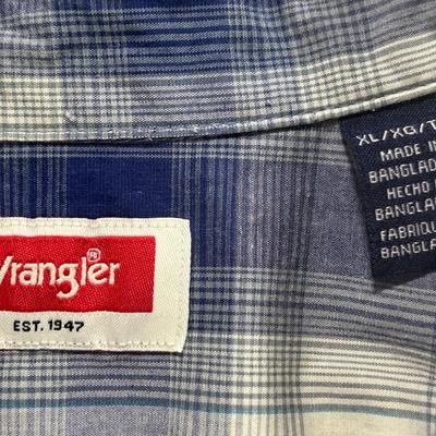 Wrangler Men’s XL L/S Button Up Shirt