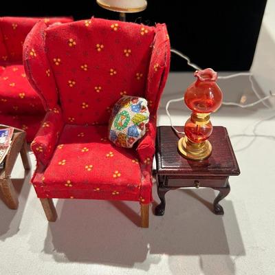 Doll House Livingroom Furniture and Accessories