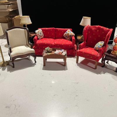 Doll House Livingroom Furniture and Accessories