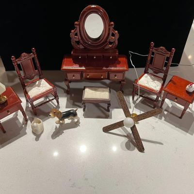 Assorted Doll House Furniture and Accessories