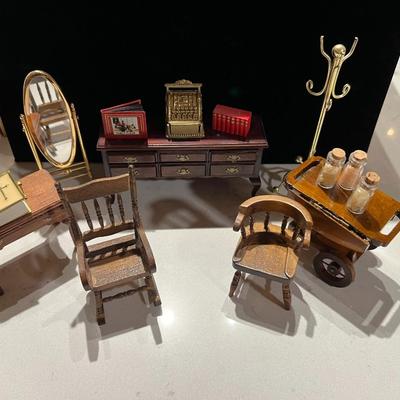 Assorted Doll House Furniture and Accessories