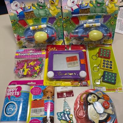 Easter, egg, decorating kit, foam shapes, etch a sketch,