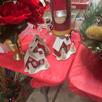 Coffee cups, misc. Christmas items