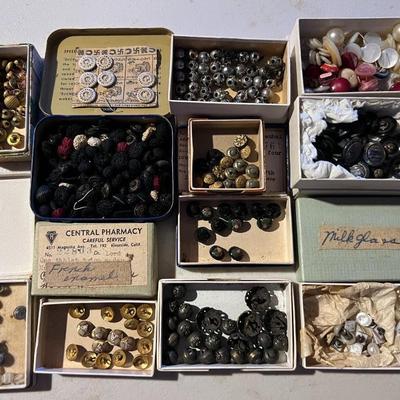 Vintage Miniature Buttons