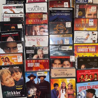 32 Various Movies on DVD
