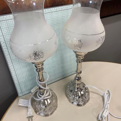 International Silver Co vintage looking lamps