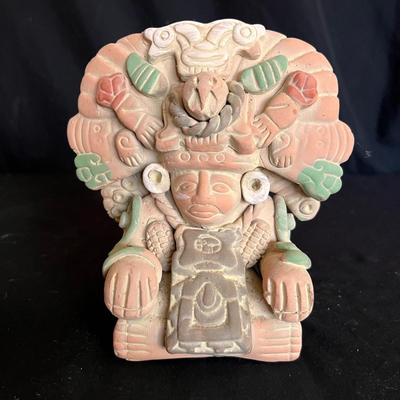 Terracotta Mayan Style Sculptures (LR-RG)