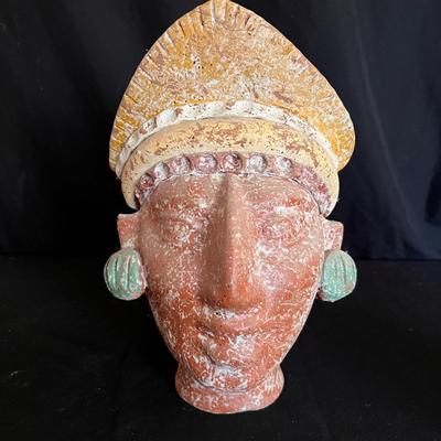 Terracotta Mayan Style Sculptures (LR-RG)