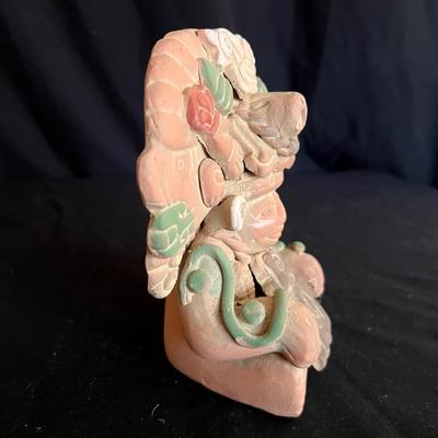 Terracotta Mayan Style Sculptures (LR-RG)