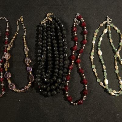 Five necklaces